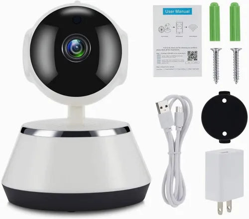 Cámara Interior de Videovigilancia WiFi con Sensor de Movimiento y Grabación 24 Horas - MushaShop