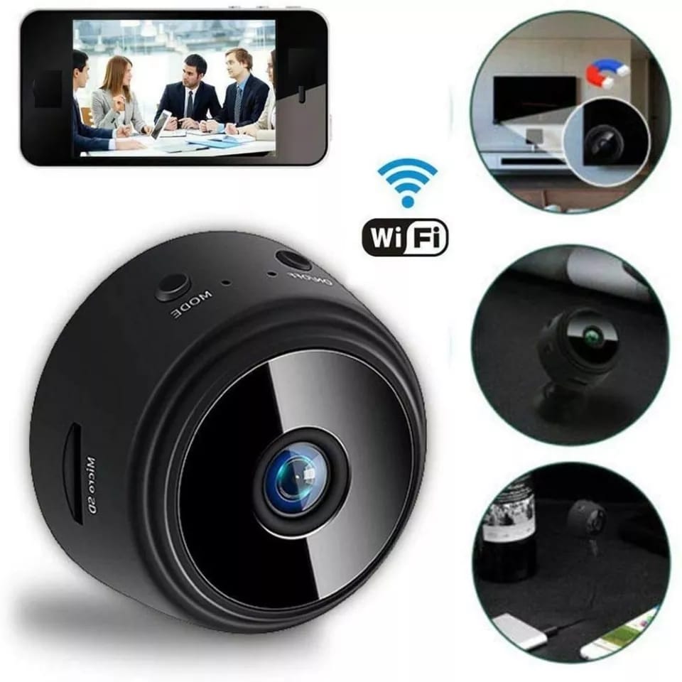 Mini Cámara de Seguridad WiFi 1080P HD Inalámbrica - MushaShop