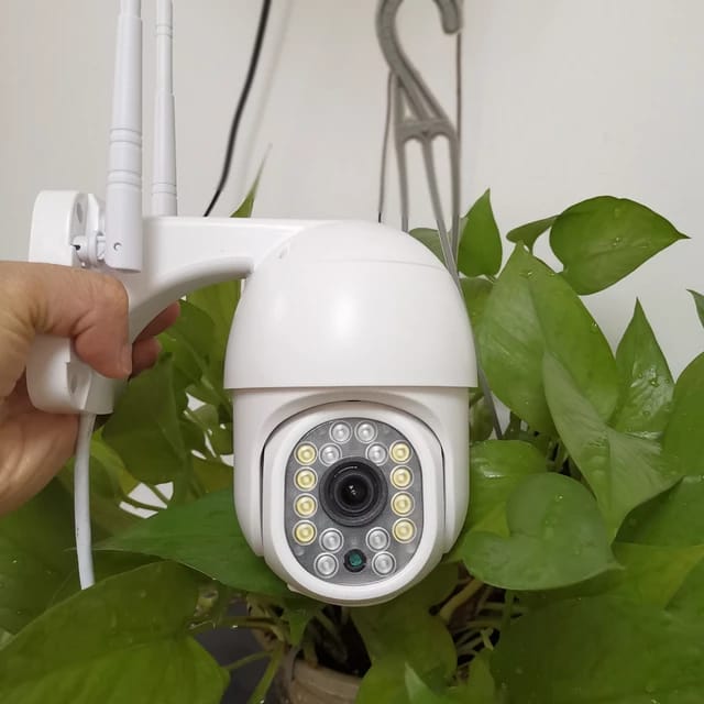 Cámara de Vigilancia 360° Exterior – Seguridad en Cada Ángulo - MushaShop