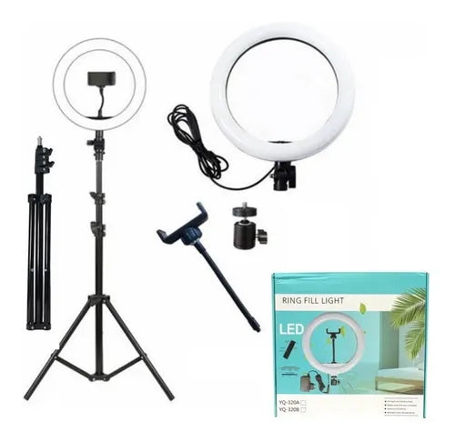 Aro de Luz LED de 12 Pulgadas con Trípode de 2.10 m - Ilumina Tu Mundo con Estilo - MushaShop