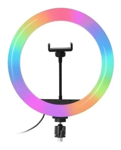 Aro de Luz 12 Pulgadas RGB con Trípode de 2 Metros - Ilumina Tu Creatividad - MushaShop