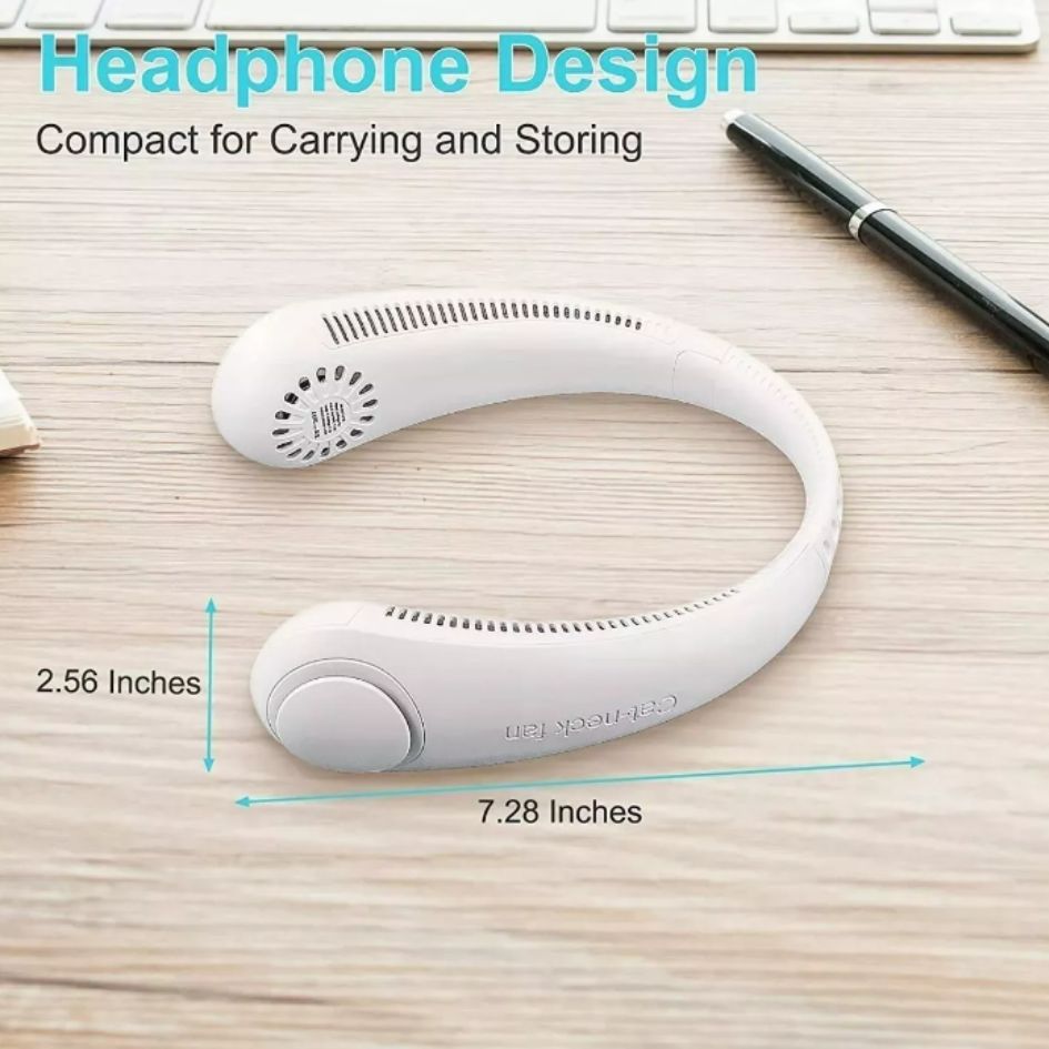 Ventilador de Cuello Recargable Portátil - Frescura y Comodidad en tus Manos - MushaShop