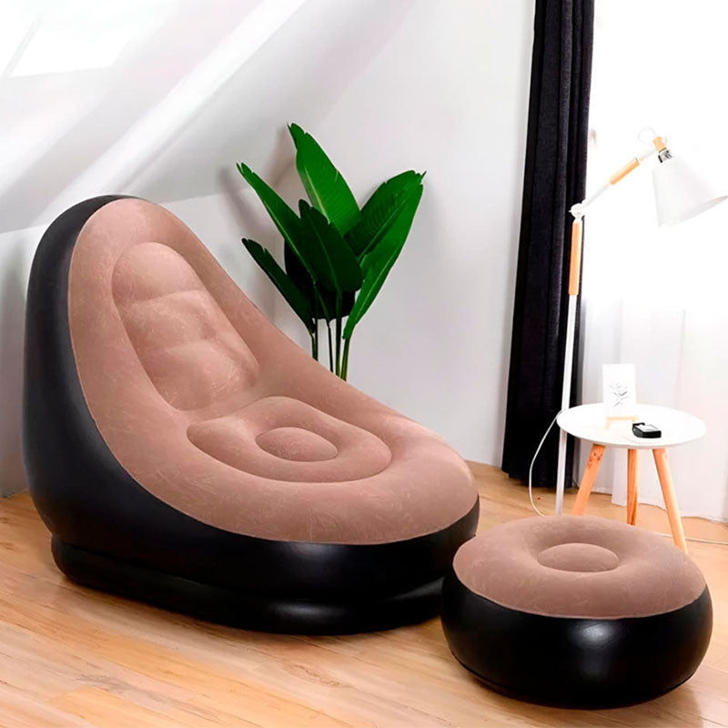 Sofá Inflable Ergonomico 120 Grados | Comodidad y Portabilidad para tu Hogar y Exterior - MushaShop