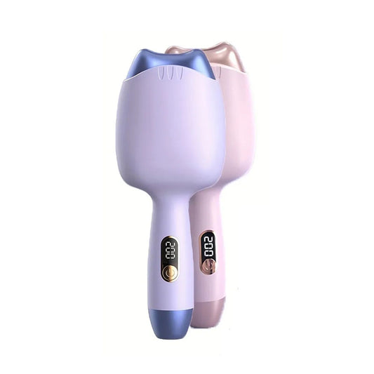 Plancha Rizadora de Cabello Cerámica con Forma de Gato | Rizado Rápido y Seguro - MushaShop