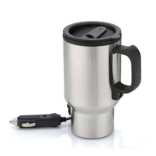 Tarro Térmico de Acero Inoxidable con Cargador USB para Auto - MushaShop