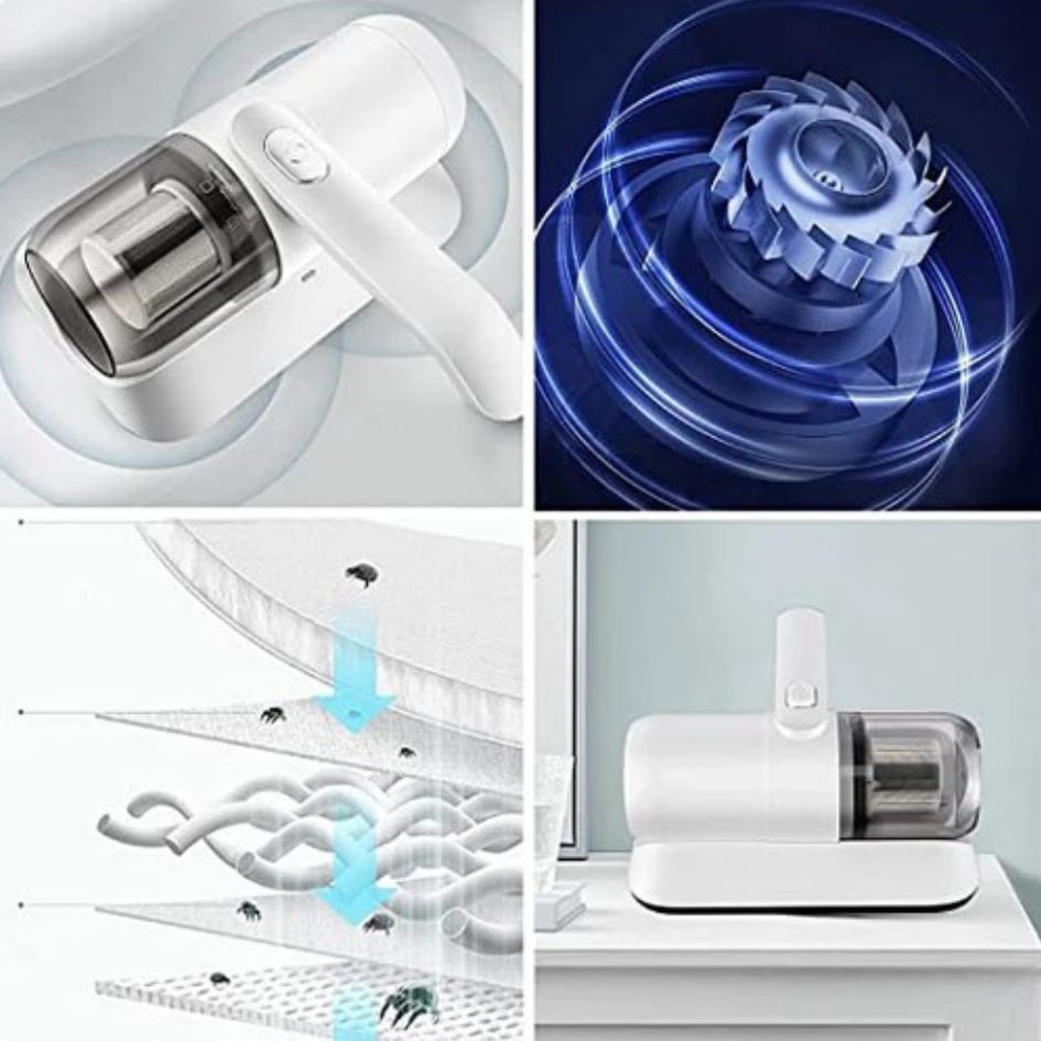 Aspiradora Quita Pelusa Portátil Recargable con Luz UV Desinfectante - MushaShop