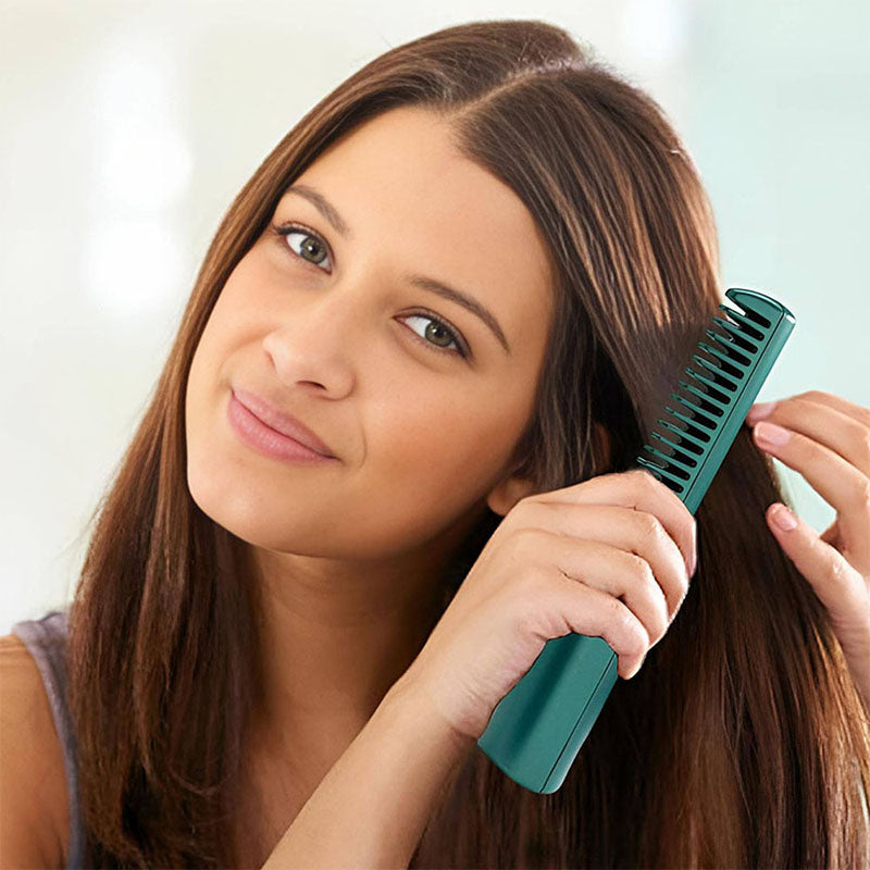 Peine Alaciador Inalámbrico Portable - Tu Aliado para un Cabello Perfecto en Cualquier Lugar - MushaShop